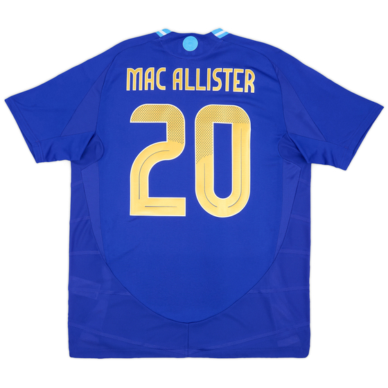 2024-25 Argentina Authentic Away Shirt Mac Allister #20