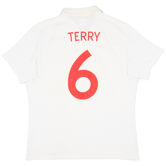 2010-11 England Home Shirt Terry #6 - 5/10 - (L)