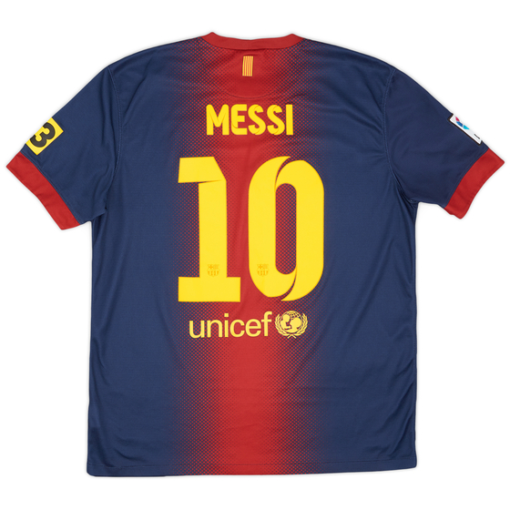 2012-13 Barcelona Home Shirt Messi #10 - 9/10 - (L)
