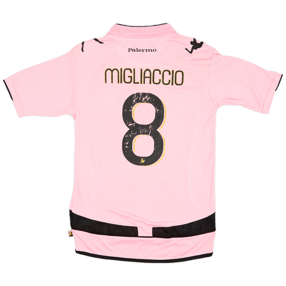 2010-11 Palermo Home Shirt Migliaccio #8 - 7/10 - (S)