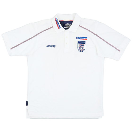 2002-03 England Umbro Polo Shirt - 7/10 - (S)