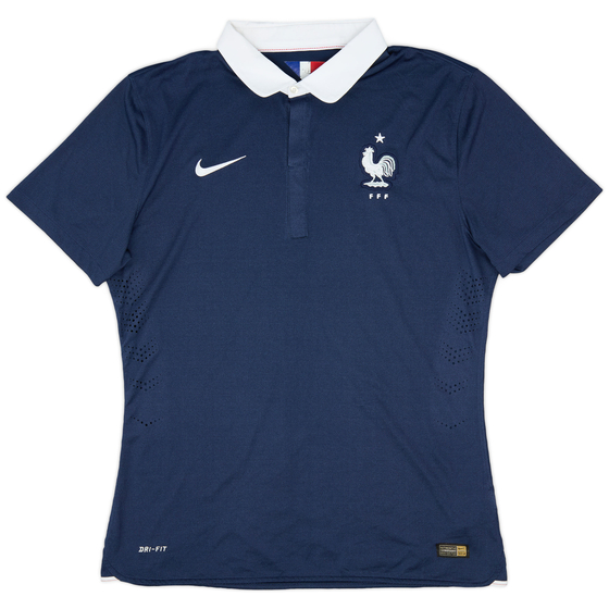 2014-15 France Authentic Home Shirt - 9/10 - (XL)