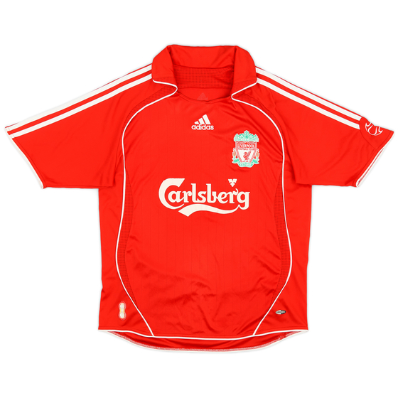 2006-08 Liverpool Home Shirt - 7/10 - (XL.Boys)