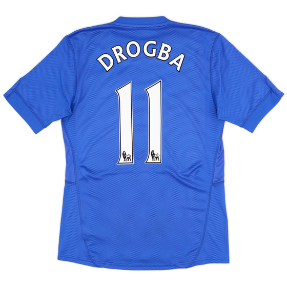 2009-10 Chelsea Home Shirt Drogba #11 - 9/10 - (L)