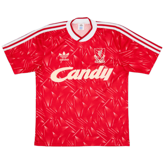 1989-91 Liverpool Home Shirt - 8/10 - (S/M)