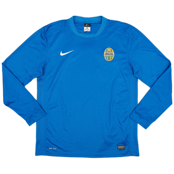 2013-14 Hellas Verona Nike Training L/S Shirt - 9/10 - (L)