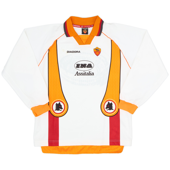 1997-98 Roma Away L/S Shirt (XXL.Boys)