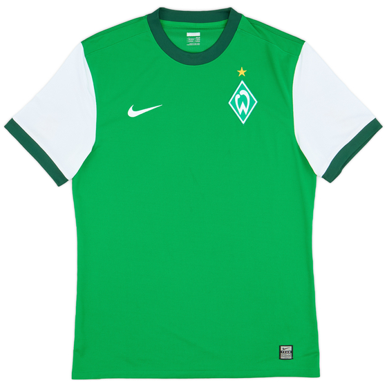 2009-10 Werder Bremen Player Issue Home Shirt - 9/10 - (L)
