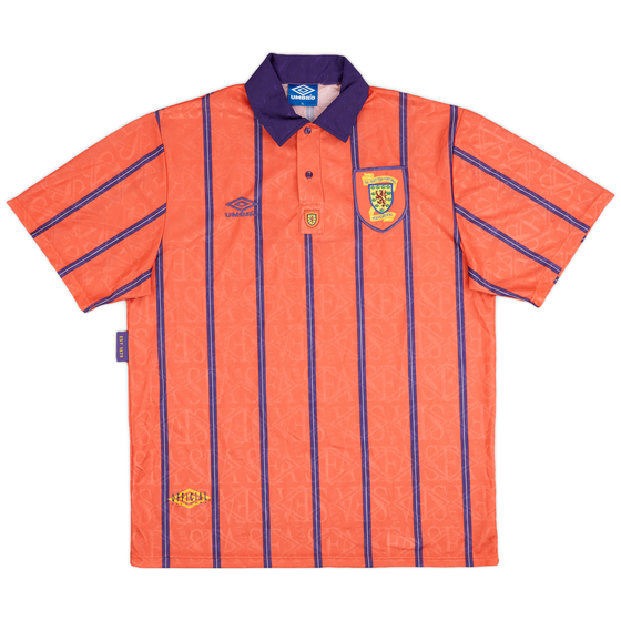 1993-95 Scotland Away Shirt - 9/10 - (XL)