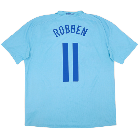 2008-10 Netherlands Away Shirt Robben #11 - 6/10 - (XL)