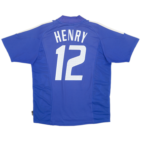 2002-04 France Home Shirt Henry #12 - 7/10 - (M)