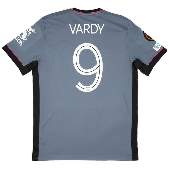 2021-22 Leicester Player Issue Europa League Third Shirt Vardy #9