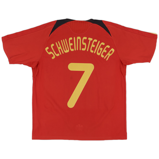 2008-09 Germany Away Shirt Schweinsteiger #7 - 8/10 - (XL.Boys)