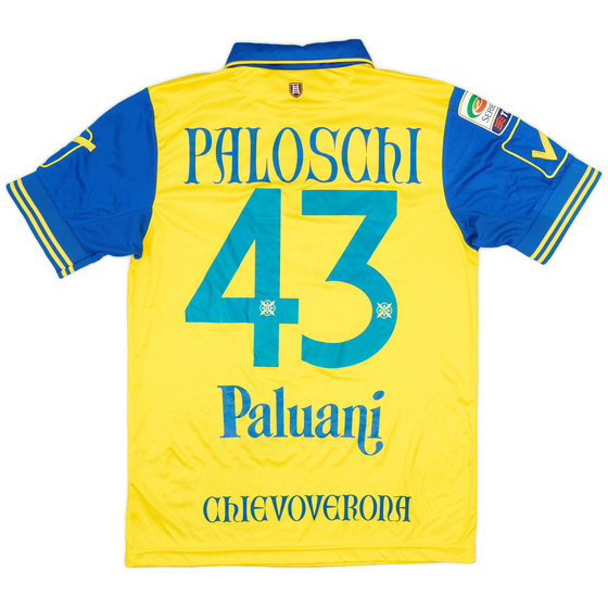 2015-16 Chievo Verona Home Shirt Paloschi #43 - 7/10 - (M)
