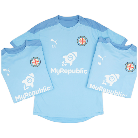 2021-22 Melbourne City Player Issue Training Shirt # - 9/10