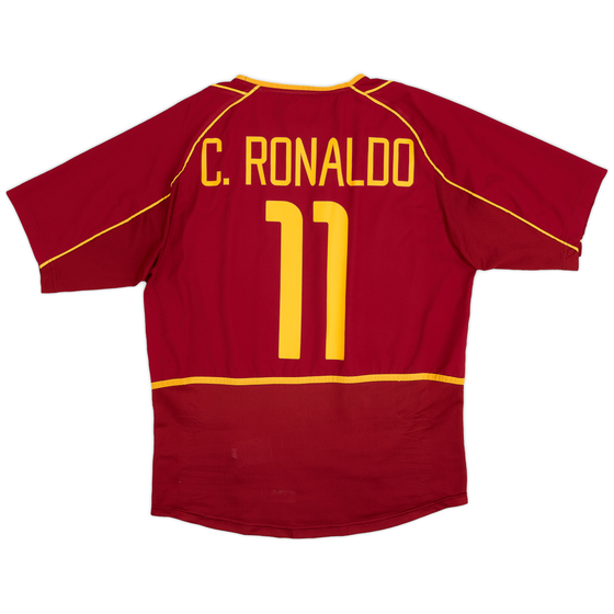 2002-04 Portugal Home Shirt C.Ronaldo #11 - 7/10 - (M)