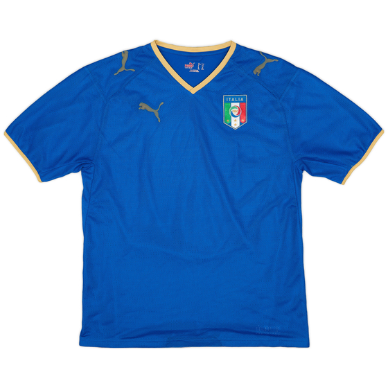 2007-08 Italy Home Shirt - 5/10 - (XL.Boys)