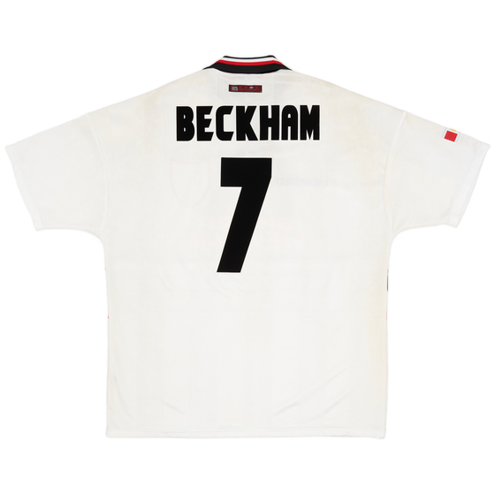 1997-99 Manchester United Away Shirt Beckham #7 - 6/10 - (XXL)
