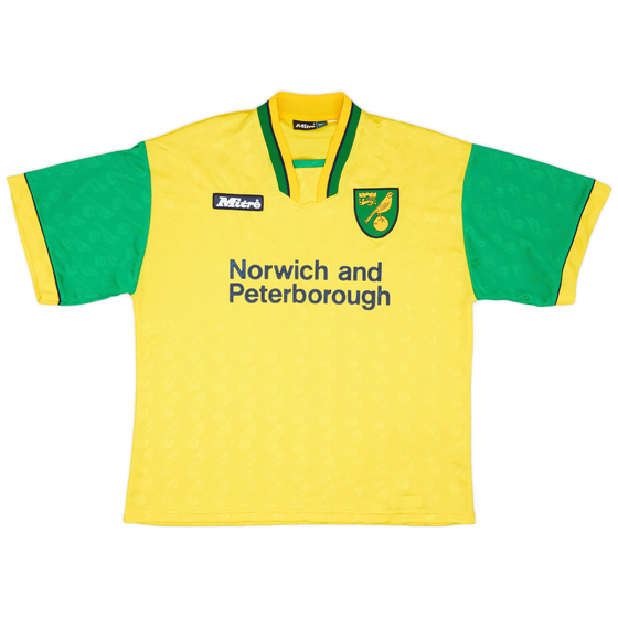 1996-97 Norwich Home Shirt - 8/10 - (XL)
