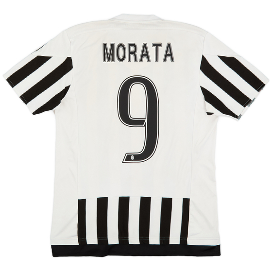 2015-16 Juventus Home Shirt Morata #9 - 6/10 - (M)