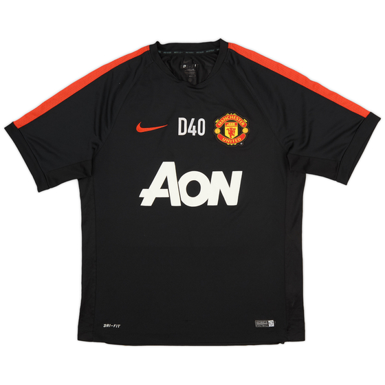 2014-15 Manchester United Player Issue Nike Training Shirt D40 - 8/10 - (L)