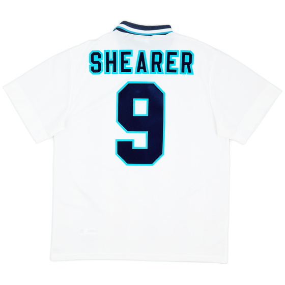 1995-97 England Home Shirt Shearer #9 - 9/10 - (L)