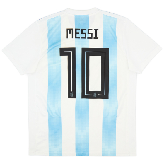 2018-19 Argentina Home Shirt Messi #10 - 8/10 - (L)