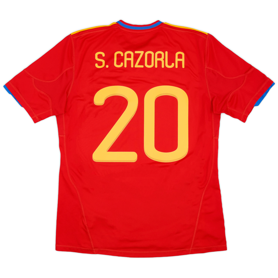 2009-10 Spain Home Shirt S.Cazorla #20 - 9/10 - (L)
