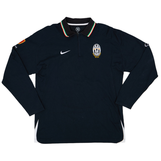 2005-06 Juventus Nike 1/4 Zip Training L/S Shirt - 9/10 - (L)