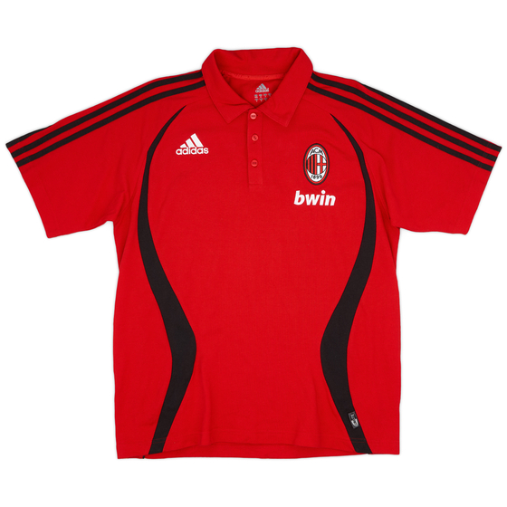2006-07 AC Milan adidas Polo Shirt - 9/10 - (M)