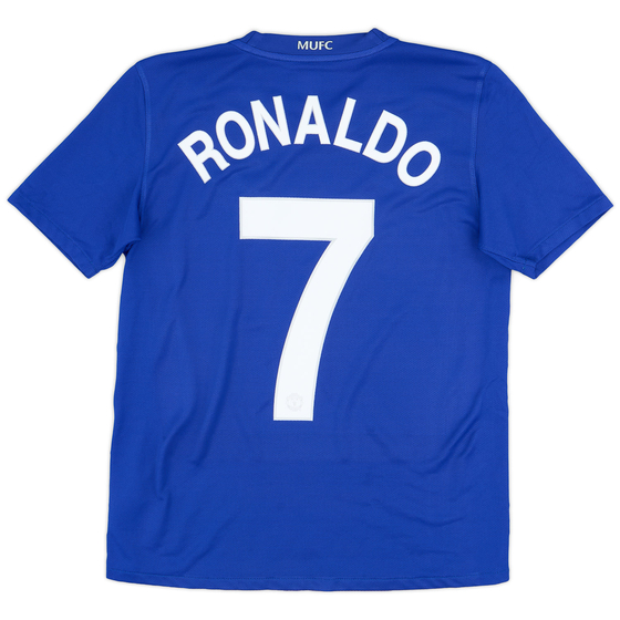 2008-09 Manchester United Third Shirt Ronaldo #7 - 8/10 - (XL.Boys)