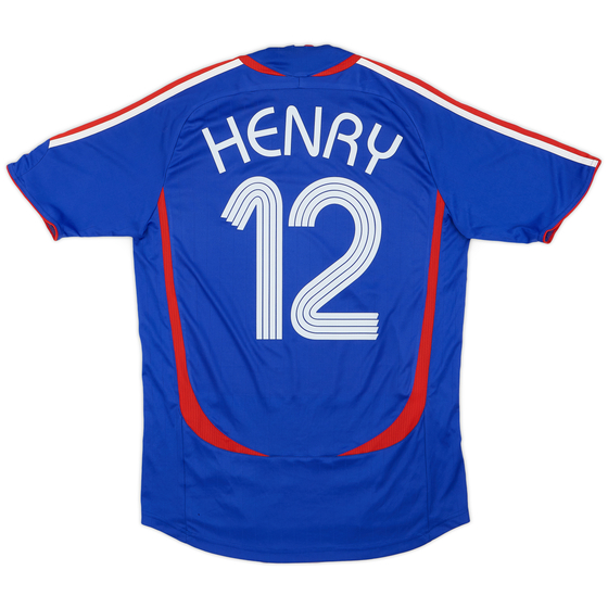 2006-07 France Home Shirt Henry #12 - 8/10 - (M)