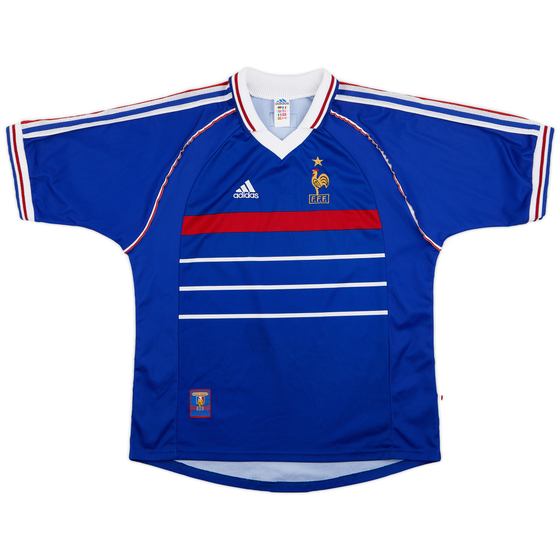 1998-00 France Home Shirt - 6/10 - (XL)