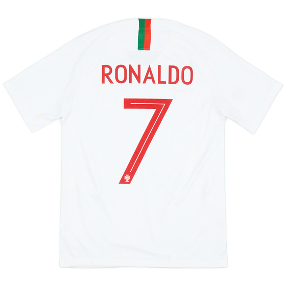 2018-19 Portugal Away Shirt Ronaldo #7 - 8/10 - (S)
