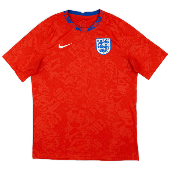 2020-21 England Nike Training Shirt - 9/10 - (L)