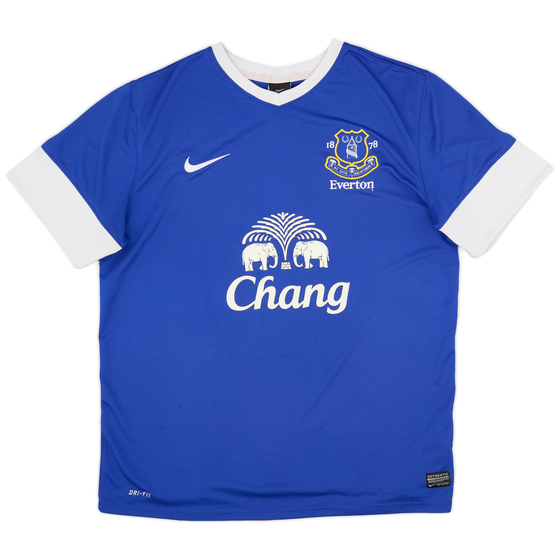 2012-13 Everton Home Shirt - 9/10 - (XL)