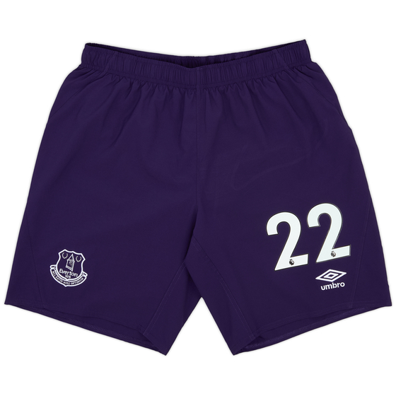 2016-17 Everton Player Issue Away Shorts - As New