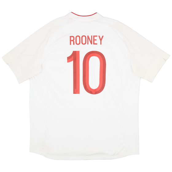2012-13 England Home Shirt Rooney #10 - 6/10 - (3XL)