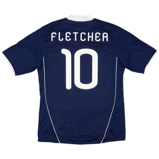 2010-11 Scotland Home Shirt Fletcher #10 - 9/10 - (L)