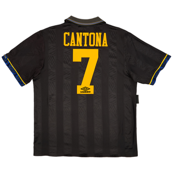 1993-95 Manchester United Away Shirt Cantona #7 - 7/10 - (XL)