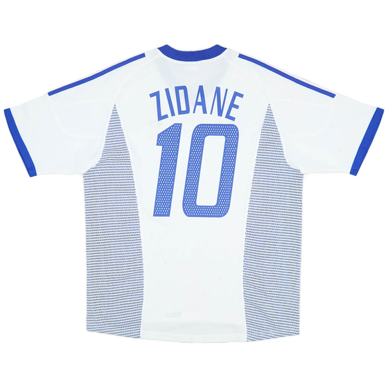 2002-04 France Away Shirt Zidane #10 - 5/10 - (L)
