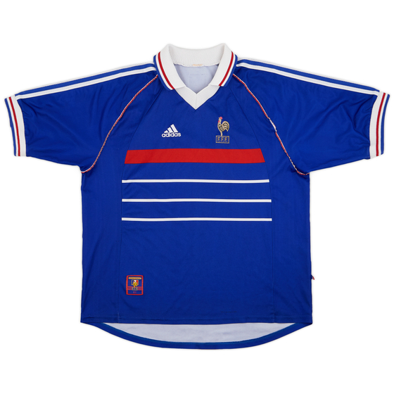 1998-00 France Home Shirt - 8/10 - (XXL)