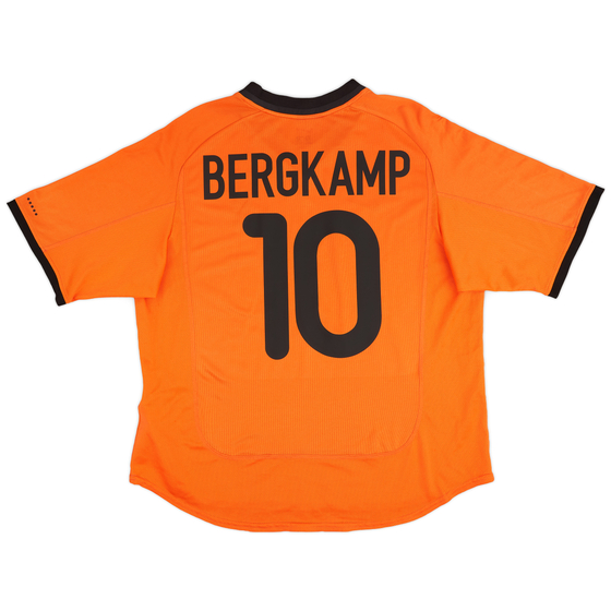2000-02 Netherlands Home Shirt Bergkamp #10 - 6/10 - (XL)