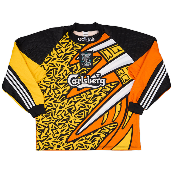 1995-96 Liverpool GK Shirt - 6/10 - (L)