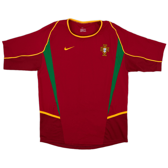 2002-04 Portugal Home Shirt - 9/10 - (XL.Boys)