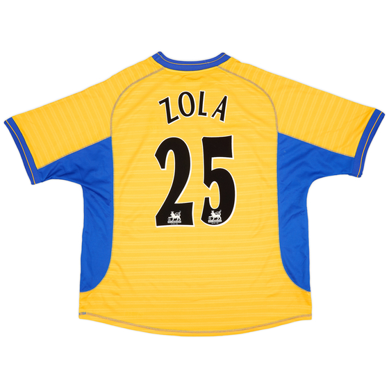 2000-01 Chelsea Away Shirt Zola #25 - 9/10 - (XXL)