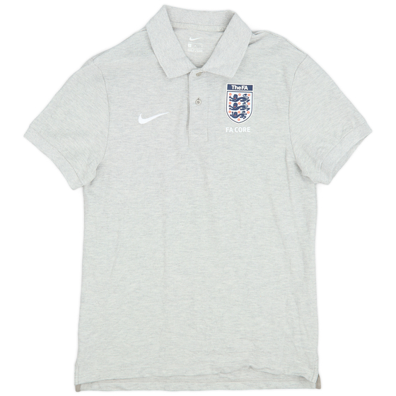 2018-19 England 'FA Core' Nike Polo Shirt - 9/10 - (M)