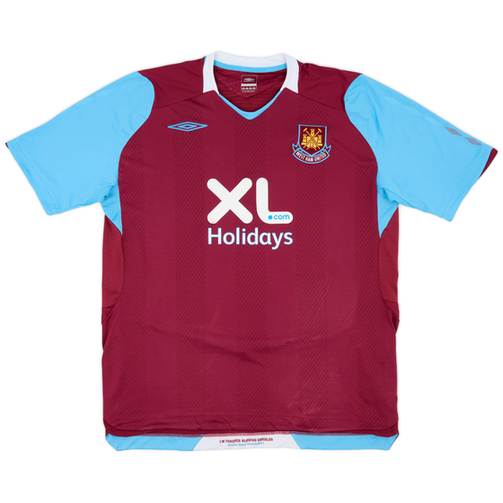 2008-09 West Ham Home Shirt - 7/10 - (XL)