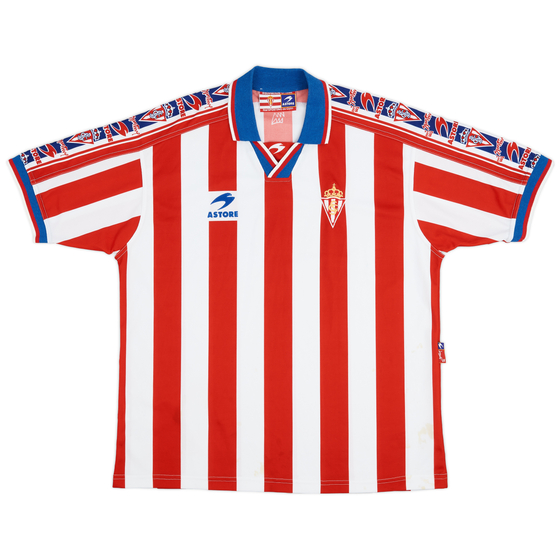 1997-99 Sporting Gijon Home Shirt - 9/10 - (L)