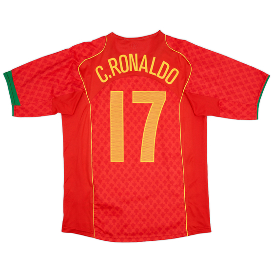 2004-06 Portugal Home Shirt C.Ronaldo #17 - 9/10 - (M)